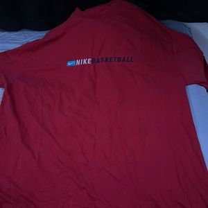 Red  Nike baseball shirt